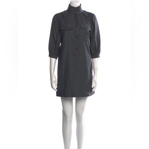 Goop Mock Neck Mini Dress